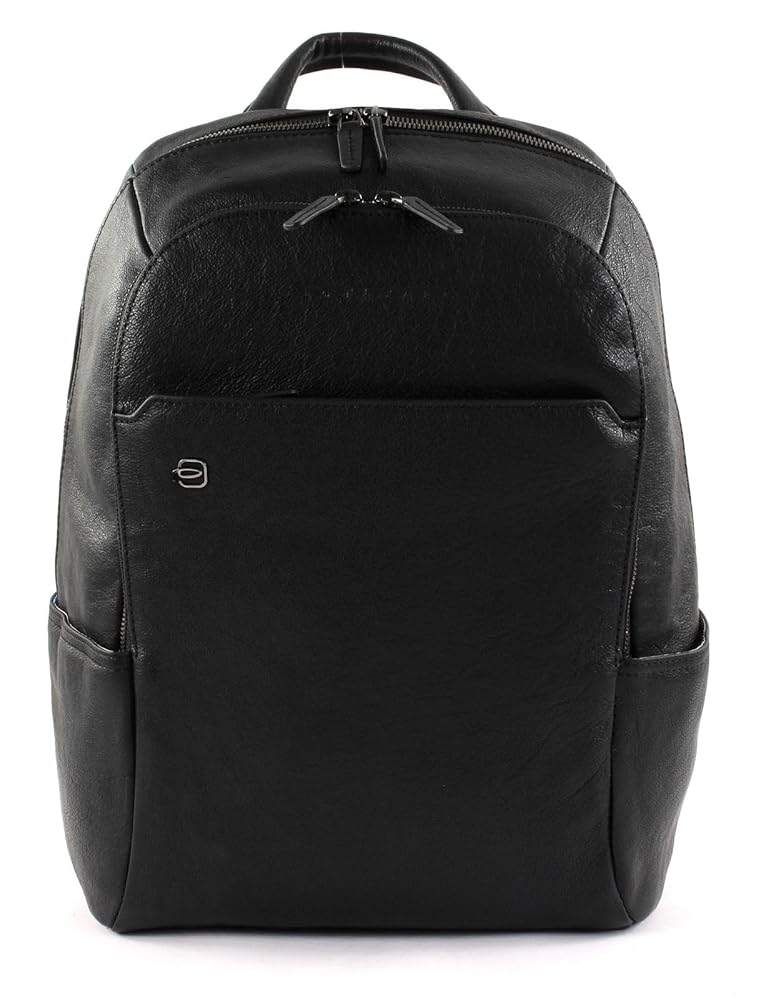 Amazon.co.jp: PIQUADRO バックパック メンズ レザー ブラック